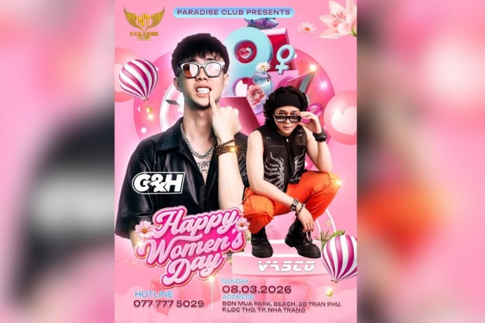 💋 SHE’S HOT. SHE’S BOLD. SHE OWNS THE NIGHT. 💋 DJ G&H và MC VASCO | 08.03.2026