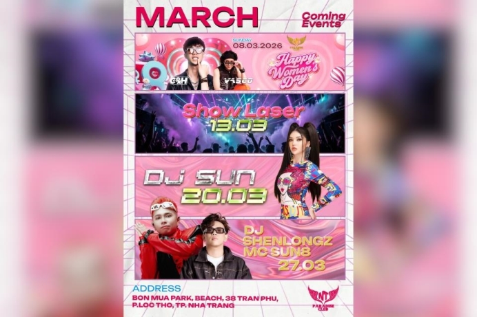 🔥 𝗠𝗔𝗥𝗖𝗛 𝗜𝗦 𝗢𝗡 𝗙𝗜𝗥𝗘 🔥 | Paradise Club Nha Trang