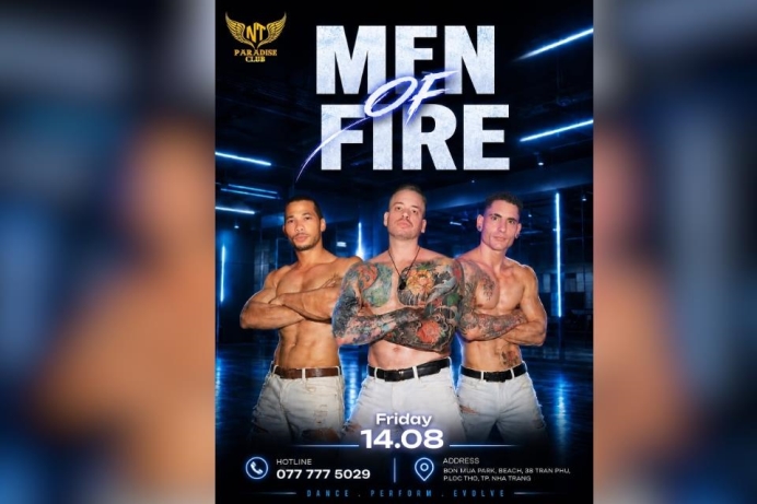 𝐌𝐄𝐍 𝐎𝐅 𝐅𝐈𝐑𝐄 | 𝐓𝐇𝐄 𝐍𝐈𝐆𝐇𝐓 𝐈𝐒 𝐘𝐎𝐔𝐑𝐒 |  𝐏𝐀𝐑𝐀𝐃𝐈𝐒𝐄 𝐂𝐋𝐔𝐁 - 14.08.2026