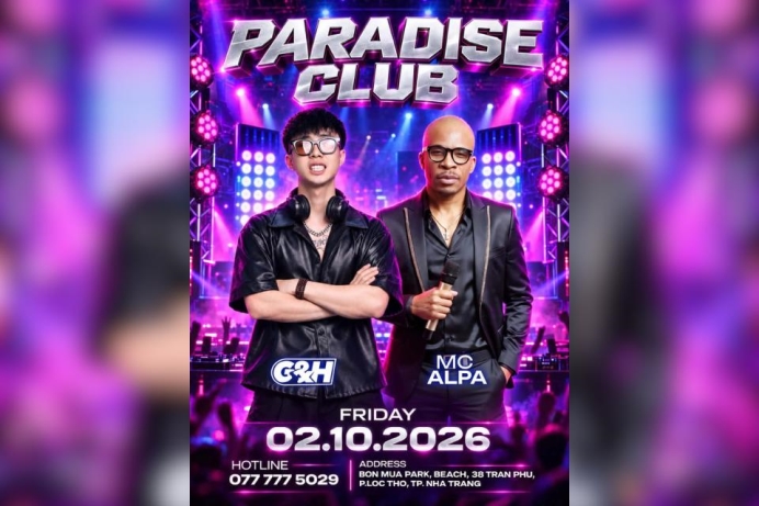 PARADISE CLUB | 02.10.2026 | G&H VÀ MC ALPA