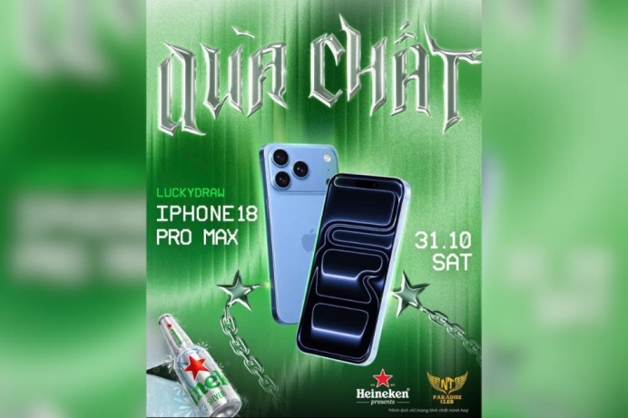 Halloween 31/10 tại Paradise Club Nha Trang - Quẩy chất, săn iPhone 18 Pro Max