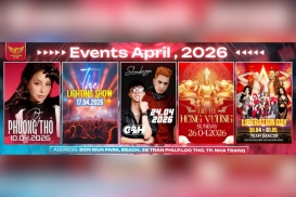 LINE UP THÁNG 04 | Paradise Club Nha Trang